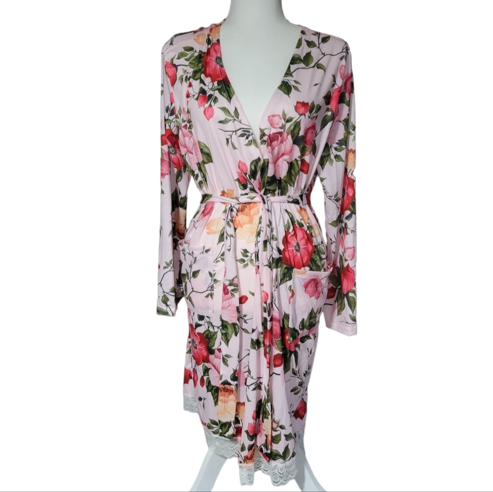 Floral robe